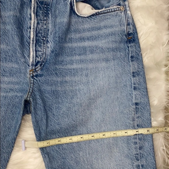 Agolde Riley High Rise Crop in “Blur” - Picture 16 of 16